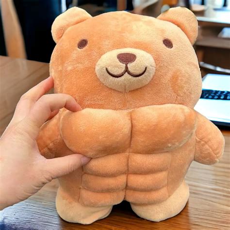 buff stuffed animal|buff bear plush.